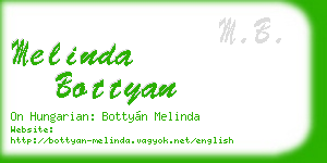 melinda bottyan business card